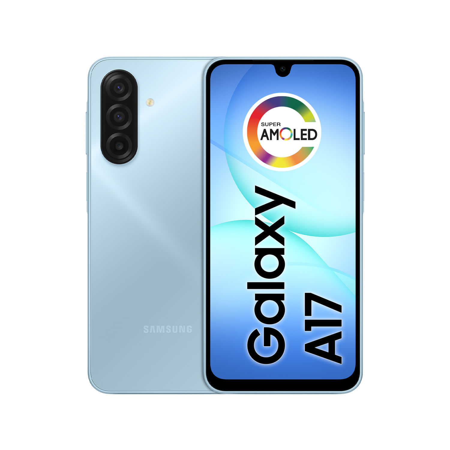 Samsung Galaxy A17 128GB 4GB RAM Azul Tela 6.7" Super AMOLED 5G Câmera 50MP IA NFC IP54