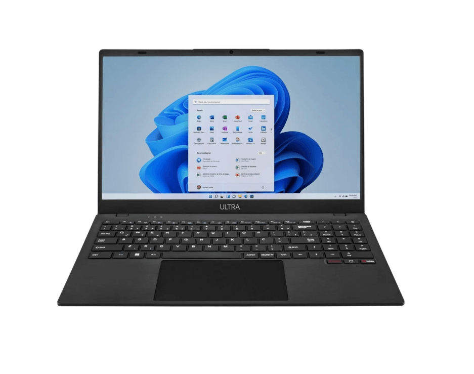 Notebook Multilaser Intel Celeron 4GB RAM 128GB eMMC Ultra 15,6" HD Windows 11 UB261OUT
