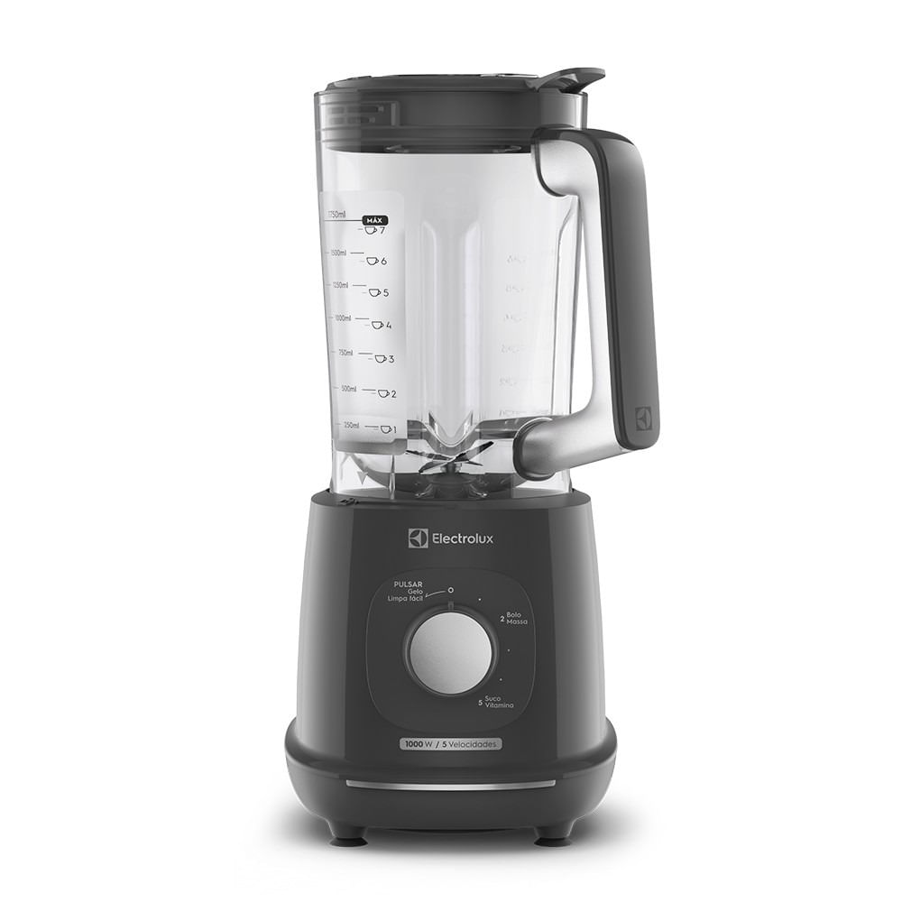 Liquidificador Electrolux Efficient EBL1000 1000W 2,7L 5 Velocidades Cinza 220V