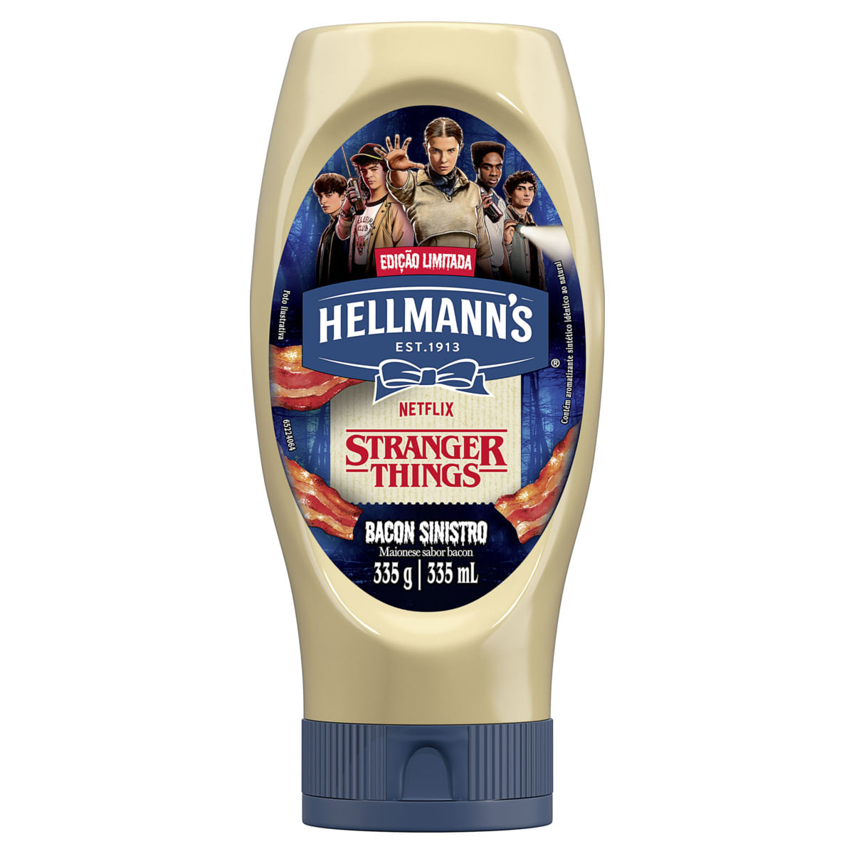 Maionese Bacon Hellmann's 335g Squeeze Sem Glúten