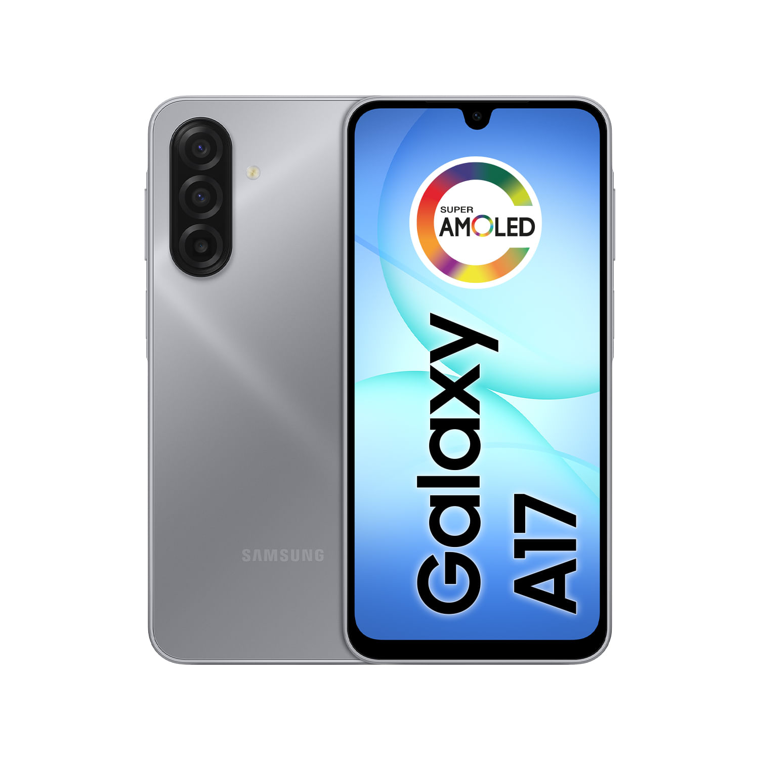 Samsung Galaxy A17 256GB 8GB RAM Cinza Tela 6.7" Super AMOLED IA Câmera 50MP NFC Android 15