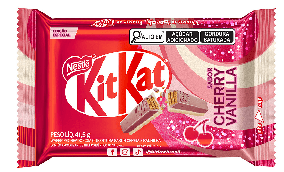 Nestlé Kit Kat Wafer Cereja e Baunilha 41,5g