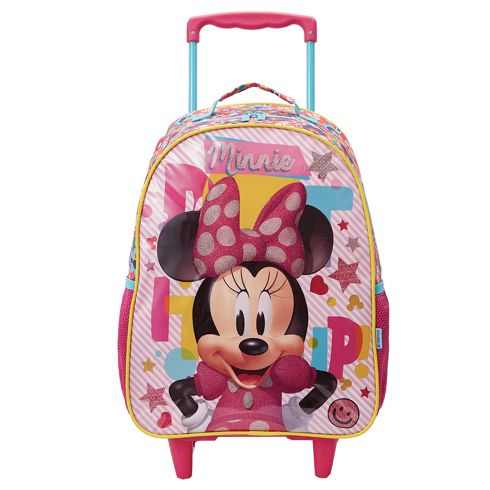 Mochila com Rodinhas Minnie X1 16 Polegadas Xeryus Rosa