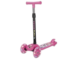 Patinete Infantil com Luz Etilux 3 Rodas Rosa