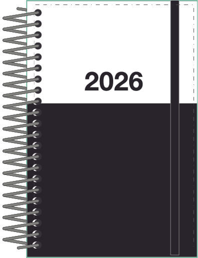 Agenda Diária 2026 Grande School Basics Capa Dura
