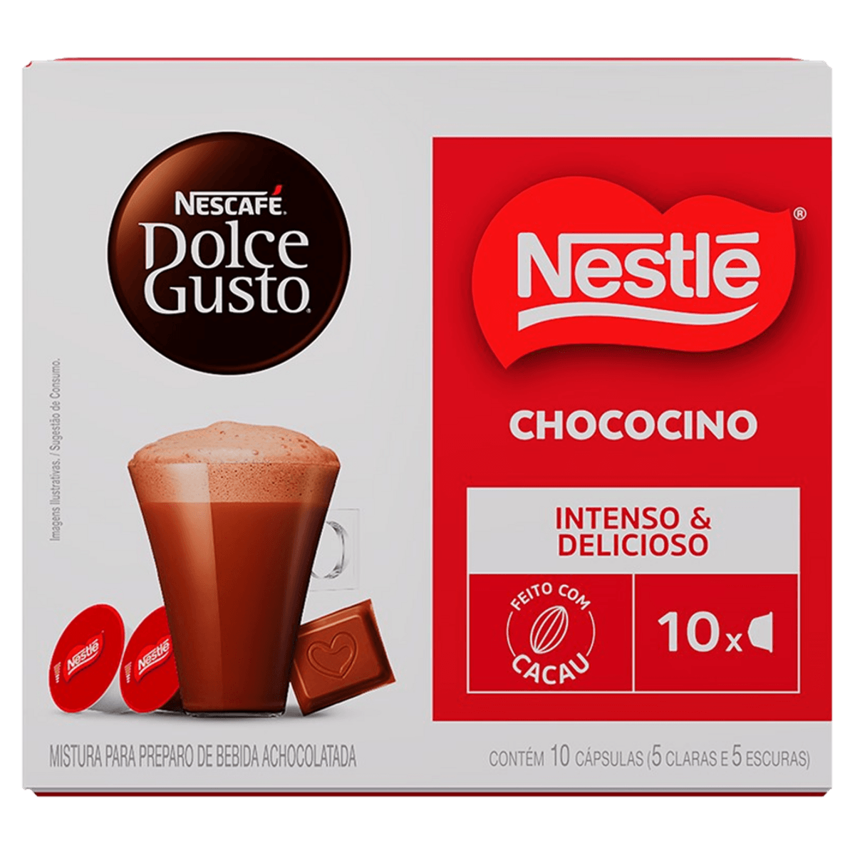 Cápsula Chococino Nescafé Dolce Gusto 150g Chocolate Quente