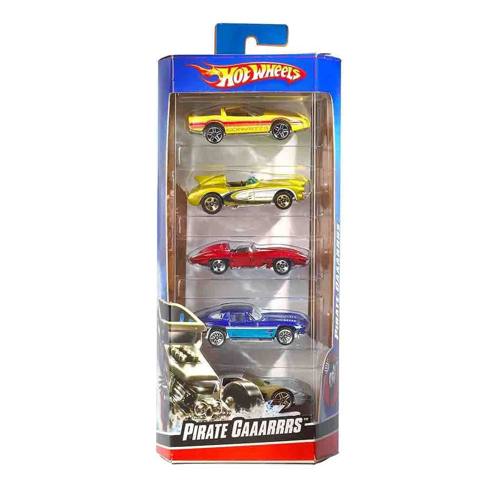 Carrinho Colecionável Mattel Hot Wheels Kit 5 Unidades Sortidas 1:64