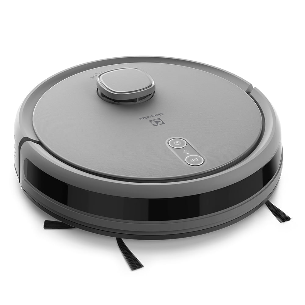 Robô Aspirador Electrolux 4 em 1 Wi-Fi Experience até 1h40 Mapeamento Cinza ERB61