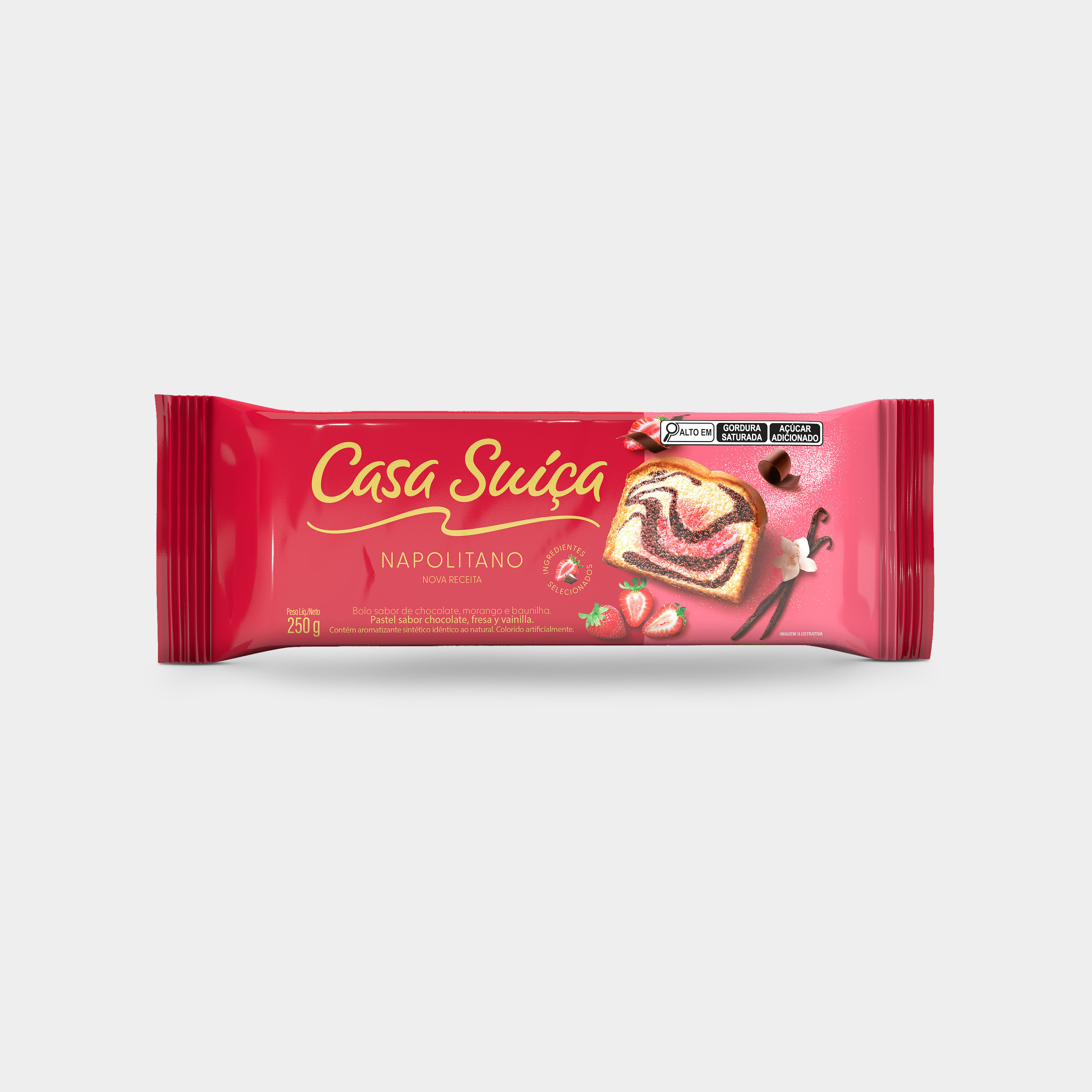 Bolo Napolitano Casa Suíça 250g Macio