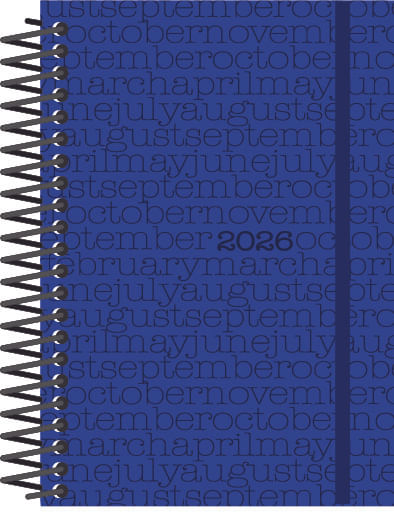 Agenda 2026 Espiral Grande School Basics Capa Dura PP