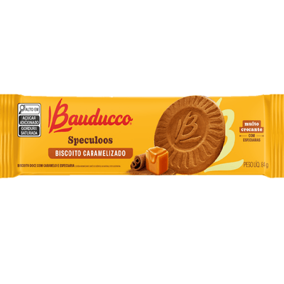 Biscoito Caramelizado Speculoos Bauducco 84g Crocante