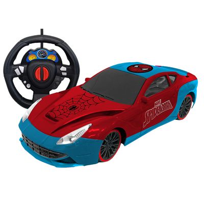 Carrinho Controle Remoto Interativo Candide Auto-Racing Homem-Aranha Marvel