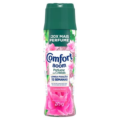 Amaciante Intensificador de Perfume Comfort Boom em Cristais Euforia Floral 275g