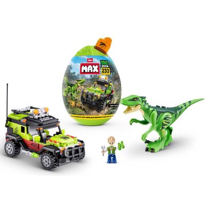 Blocos de Montar Criativos Candide Max Dino Aventura Série 1 Ovo 252 Peças