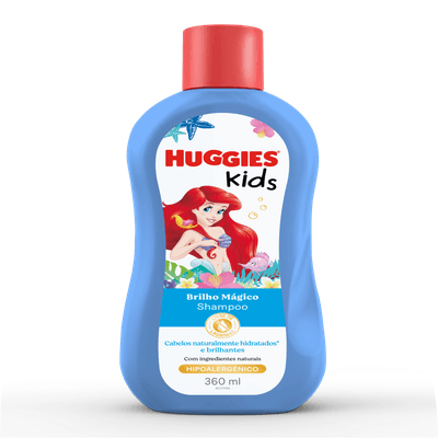 Shampoo Infantil Hipoalergênico Huggies Brilho Mágico 360ml