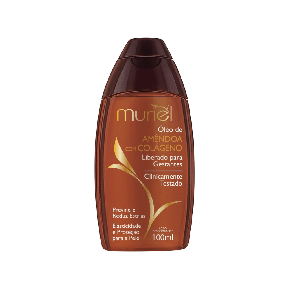 Óleo Corporal Hidratante Muriel Amêndoas com Colágeno 100ml