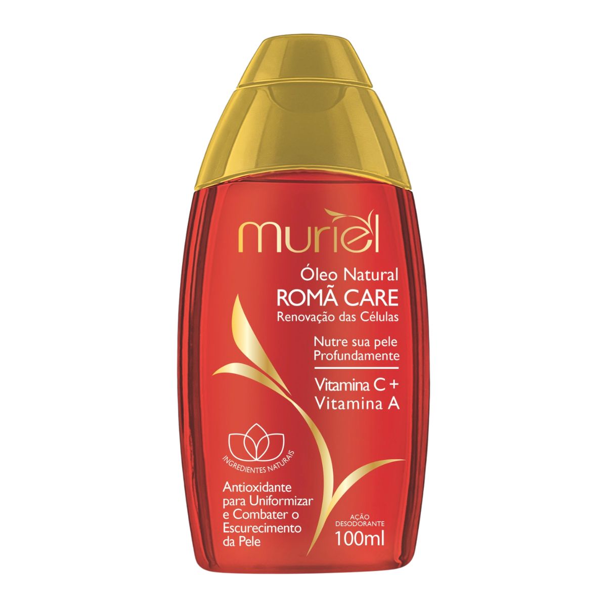 Óleo Corporal Hidratante Antiestrias Muriel Romã Care 100ml