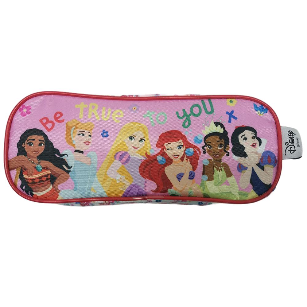 Estojo Escolar Duplo Princesas Disney School Basics com Zíper