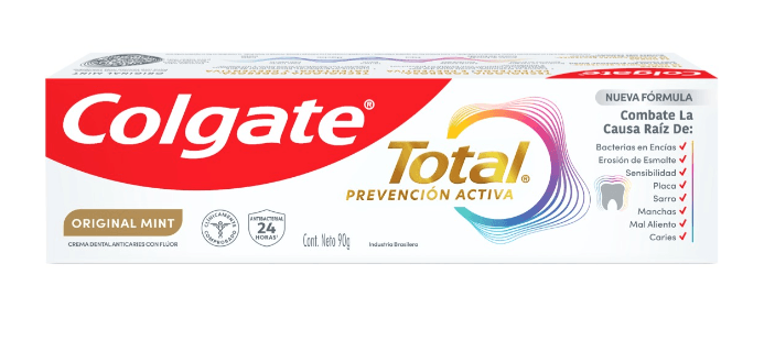 Creme Dental Prevenção Ativa Colgate Total Original Mint 90g