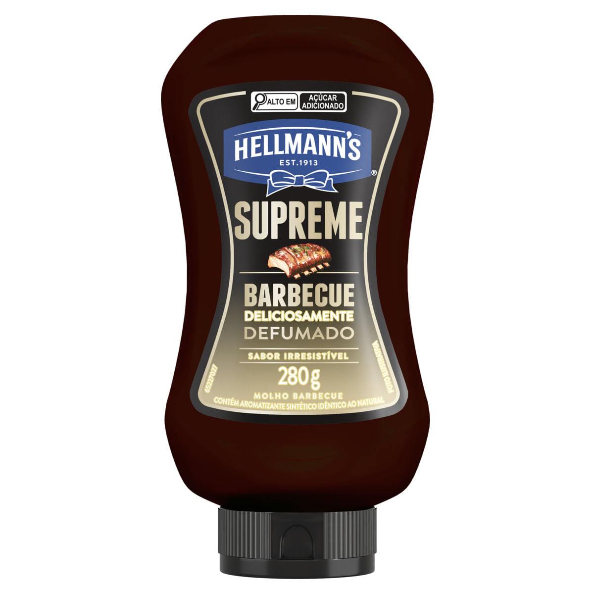 Molho Barbecue Supreme Tradicional Hellmann's 280g Defumado Sem Glúten