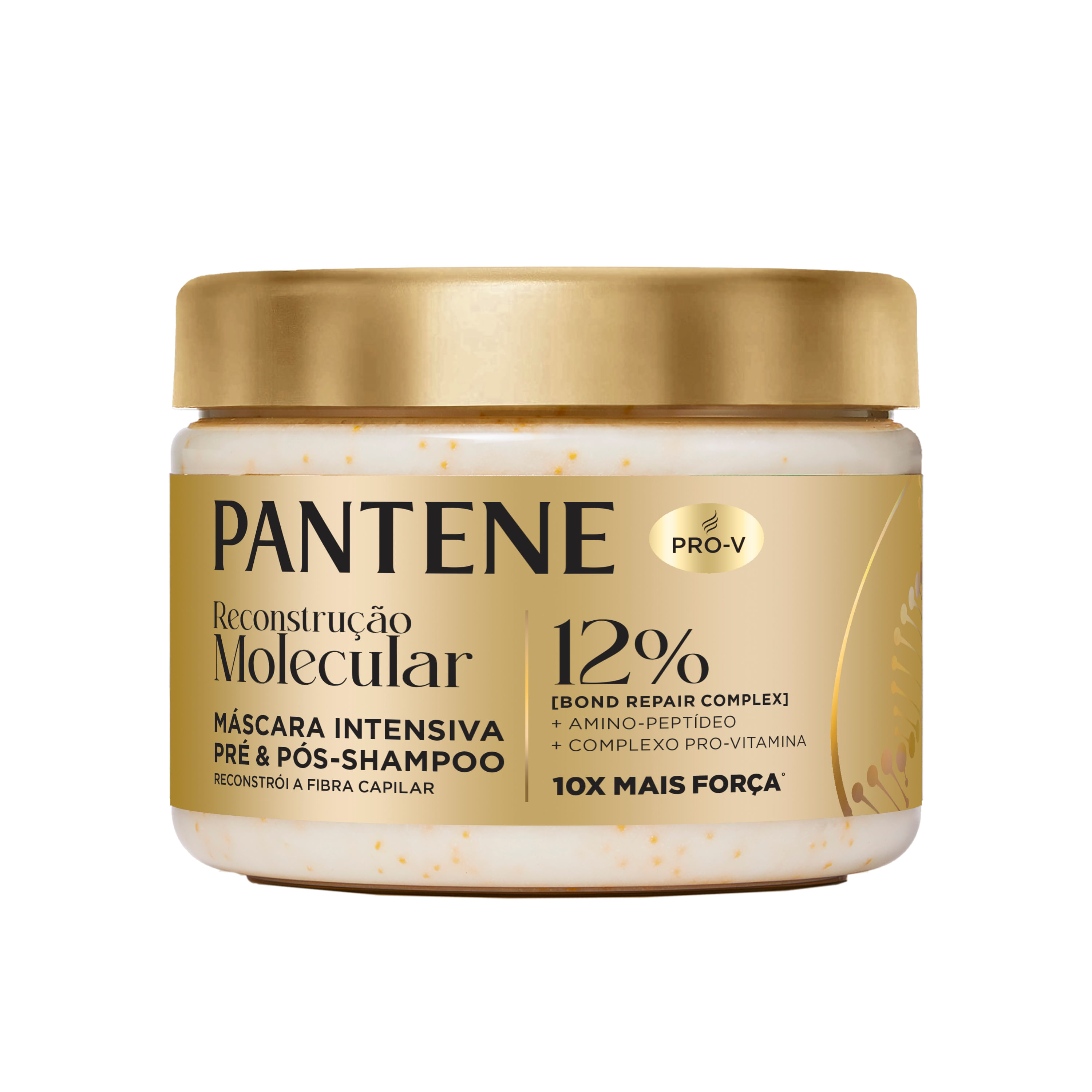 Máscara Tratamento Reconstrução Molecular 270ml Pantene Cabelos Danificados