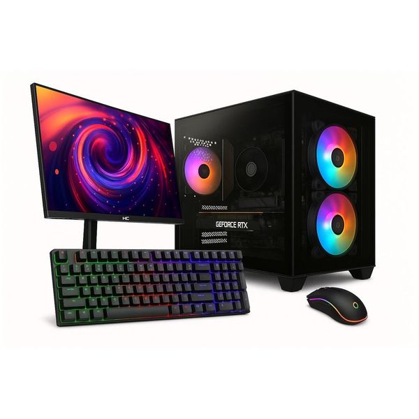 PC Gamer Skill Apex Ryzen 5 5600GT RX 580 16GB SSD 512GB 24" 180Hz