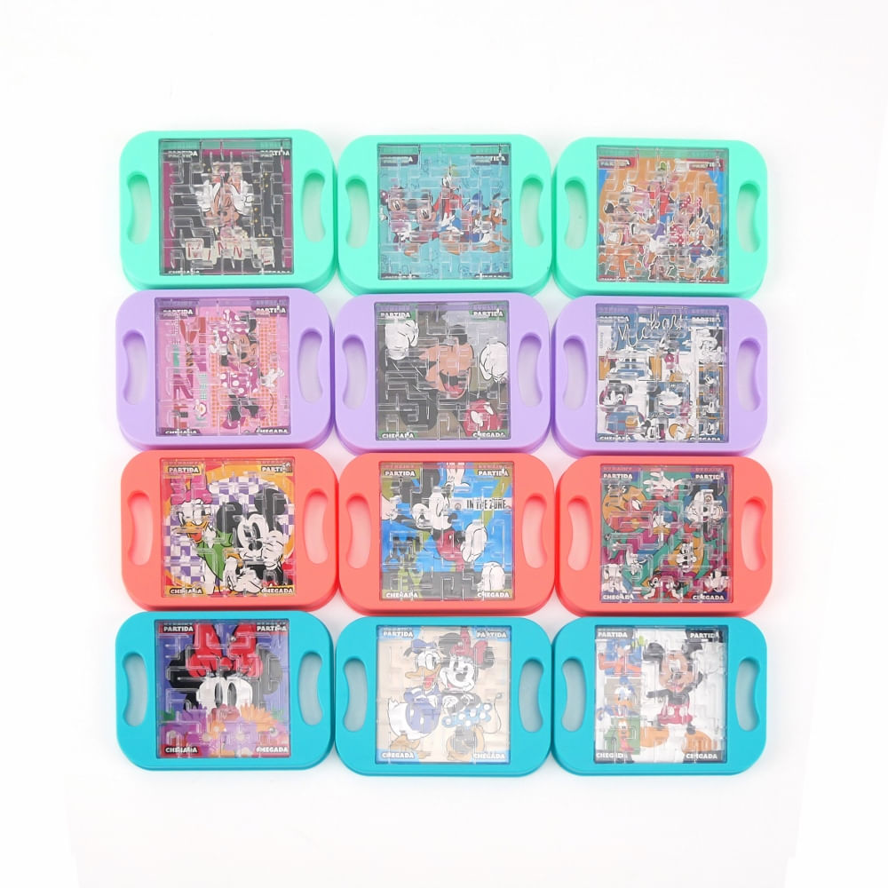 Mini Jogo Labirinto para Brincar Mickey & Friends Brink+ Multicolorido