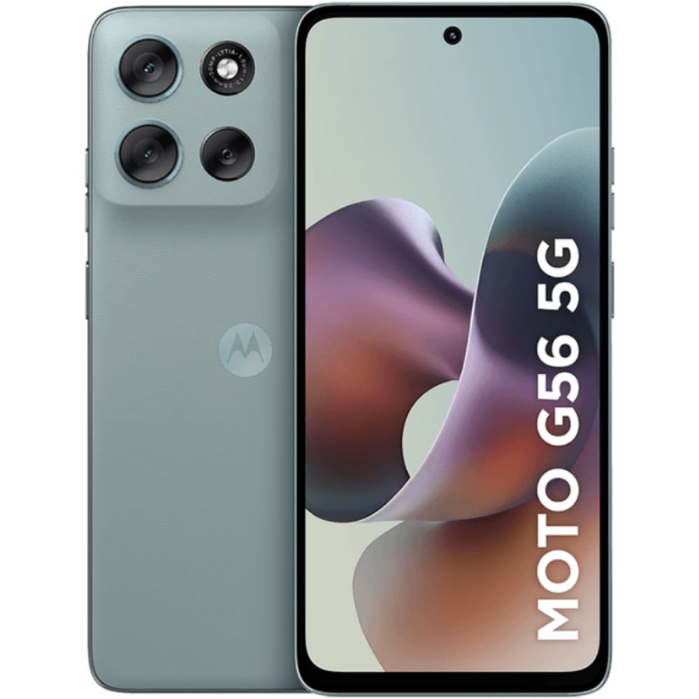 Motorola Moto G56 256GB 8GB RAM Boost 24GB Cinza Tela 6.7" 5G Câmera Sony 50MP IP68/IP69 Resistente
