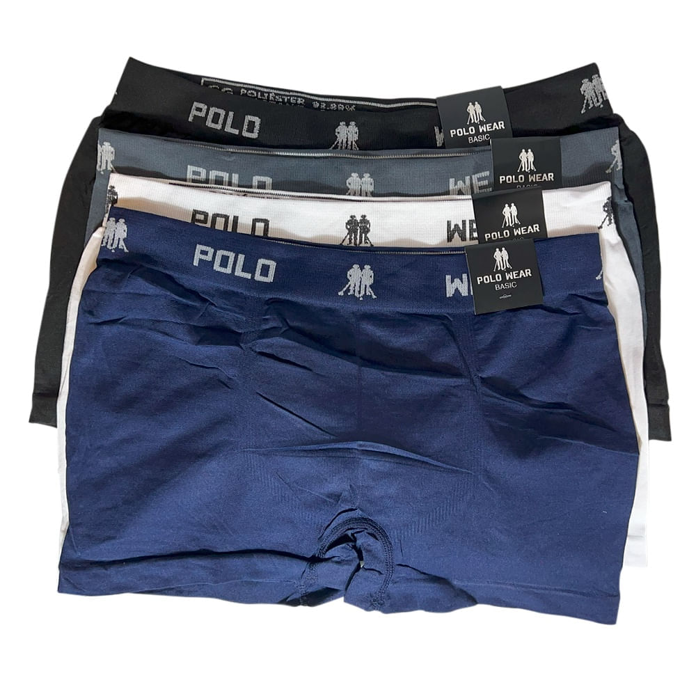 Cueca Boxer Polo Wear Microfibra Masculina G Sortida