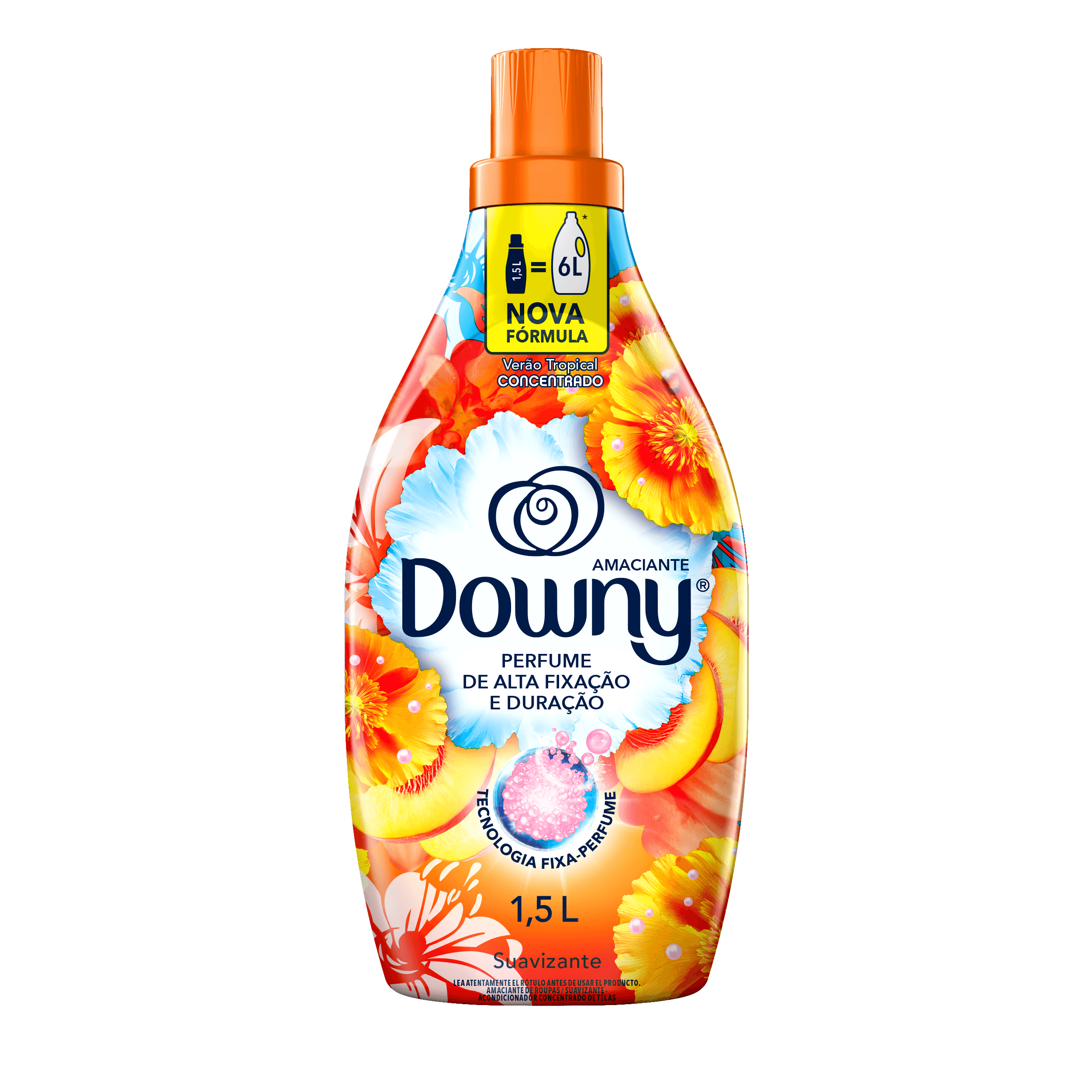 Amaciante Concentrado Downy Líquido Verão Tropical 1,5L