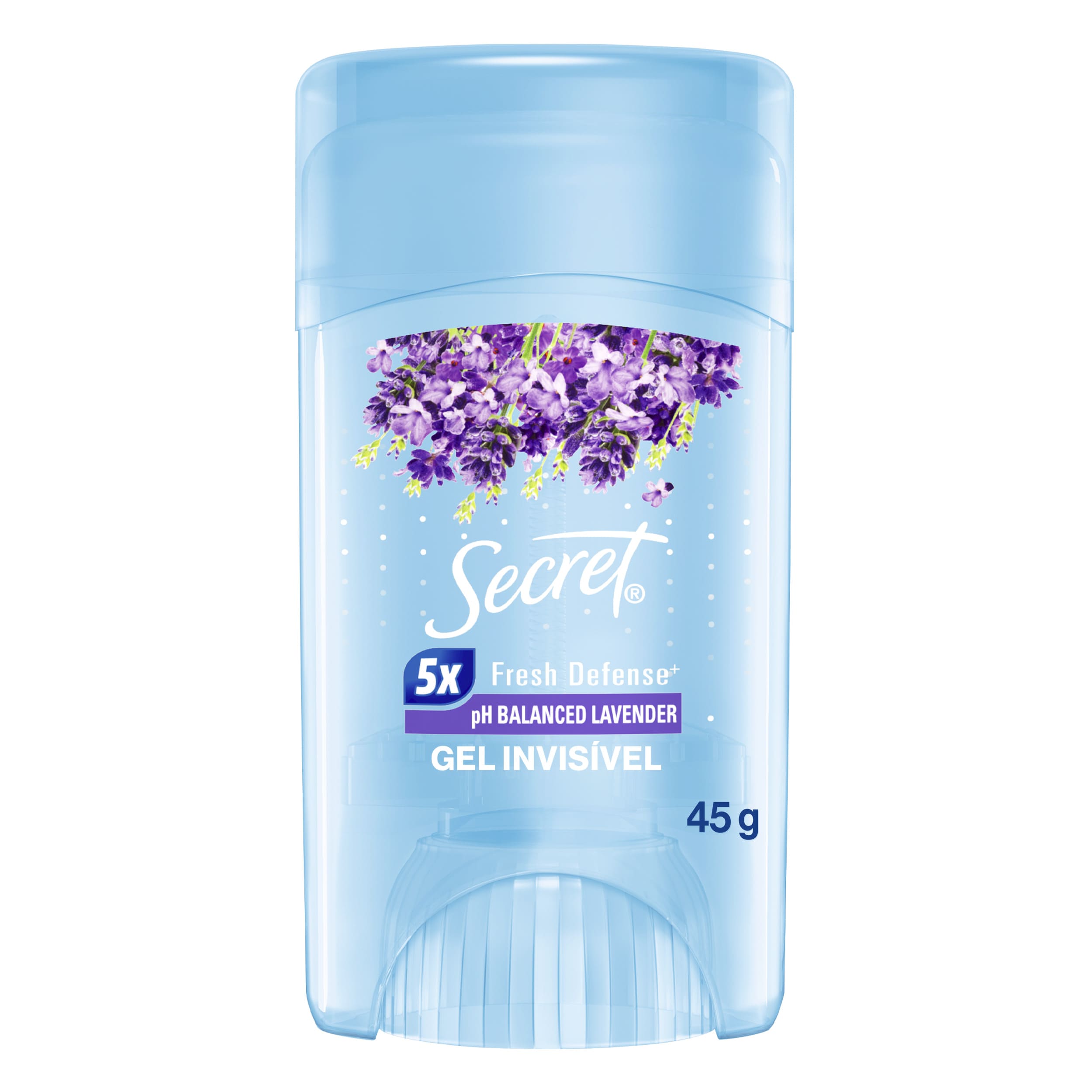 Desodorante Antitranspirante em Gel Tradicional Lavanda 45g Secret 48h Proteção