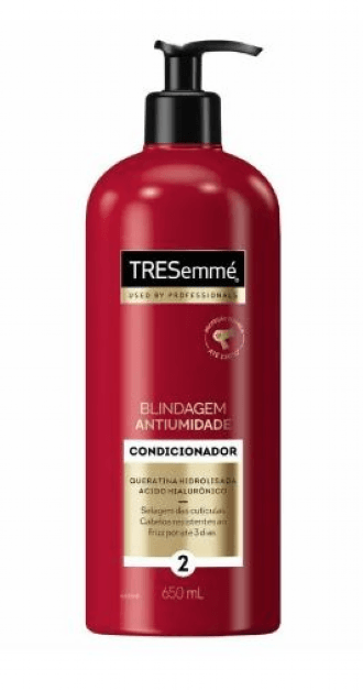 Condicionador Blindagem Antiumidade Antifrizz 650ml Tresemmé com Queratina e Ácido Hialurônico