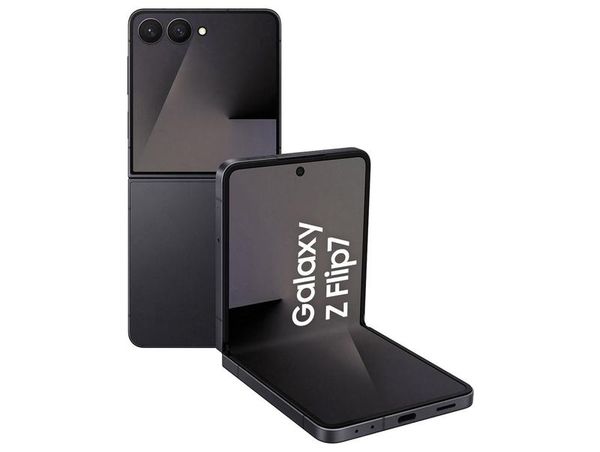 Smartphone Samsung Galaxy Z Flip7 256GB Preto 5G Tela 6,9" Câm. Dupla 50MP Galaxy AI