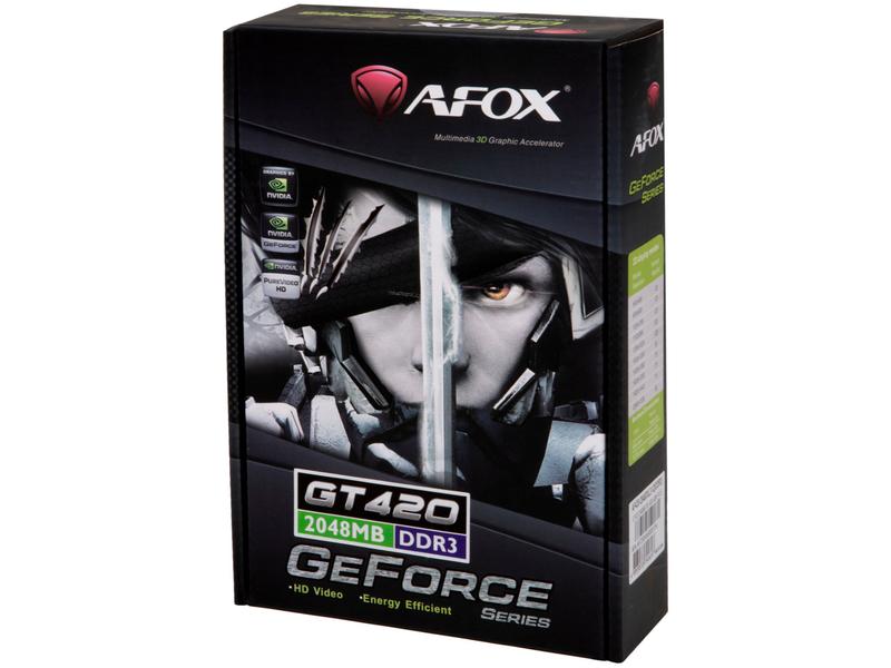Placa de Vídeo Afox Geforce GT420 2GB DDR3