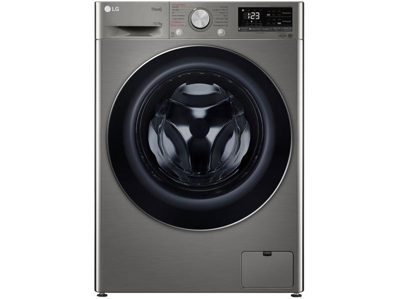 Lava e Seca LG Smart VC4 CV5012PC4 12kg Inteligência Artificial Prata 220V