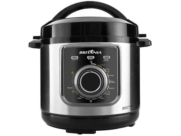 Panela de Pressão Elétrica Britânia Multifuncional BPP01PI 700W 3L