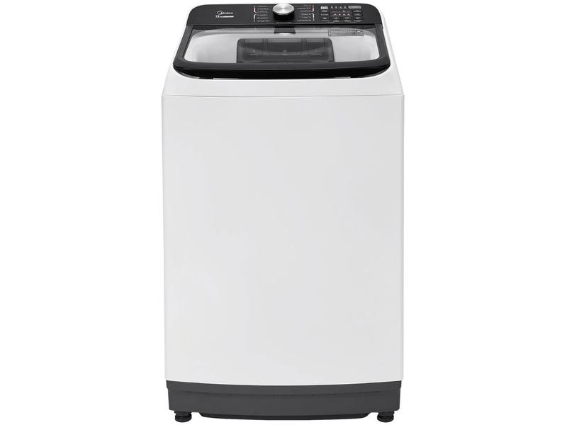 Lavadora de Roupas Midea Wave Agitator 13kg 13 Programas Cesto Inox Branca 127V/220V