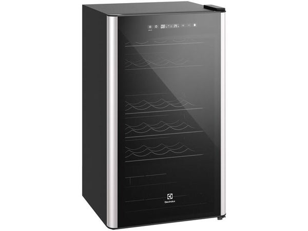 Adega Electrolux 29 Garrafas com Compressor Dual Zone Preta com LED WDF29
