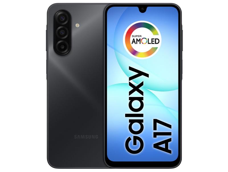 Smartphone Samsung Galaxy A17 128GB 4GB RAM Preto 6,7" Câm. Tripla + Selfie 13MP