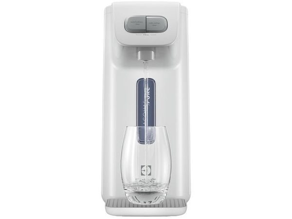 Purificador de Água Electrolux de Parede e Mesa Eletrônico Branco Efficient PE15B Água Gelada e Natural