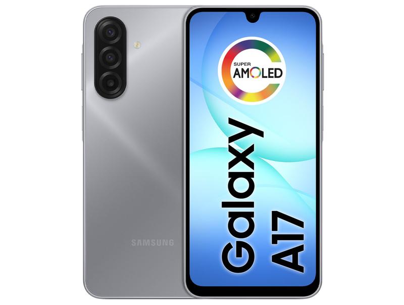 Smartphone Samsung Galaxy A17 256GB 8GB RAM Cinza 6,7" Câm. Tripla + Selfie 13MP