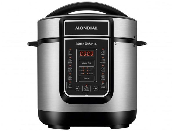Panela de Pressão Elétrica Digital Mondial 3L