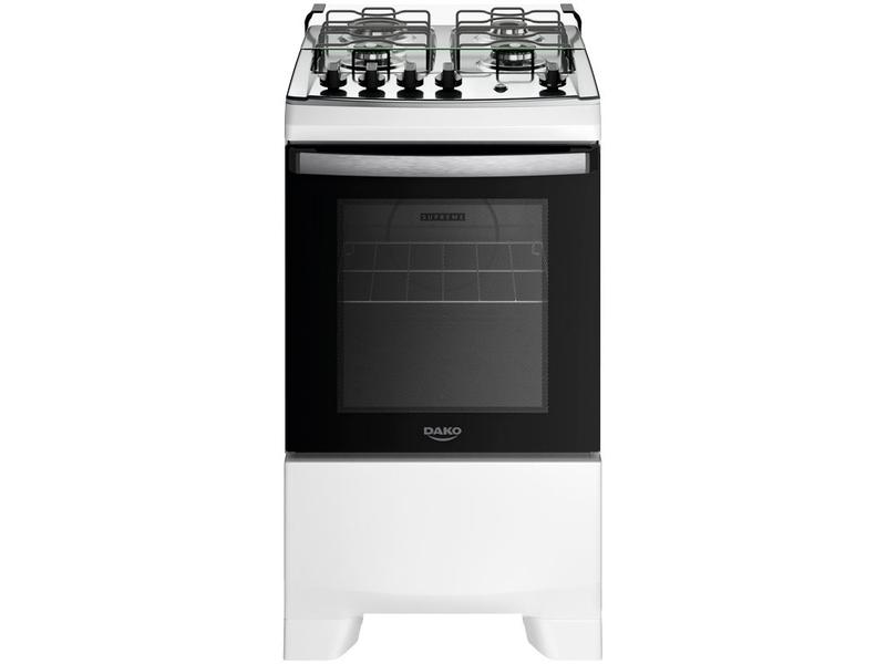 Fogão de Piso 4 Bocas Dako Supreme Automático Inox Bivolt