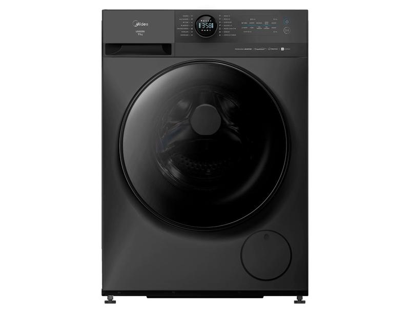 Lavadora de Roupas Midea Slim 11kg HealthGuard Smart Inverter Titanium MF201W110WB/GK-01