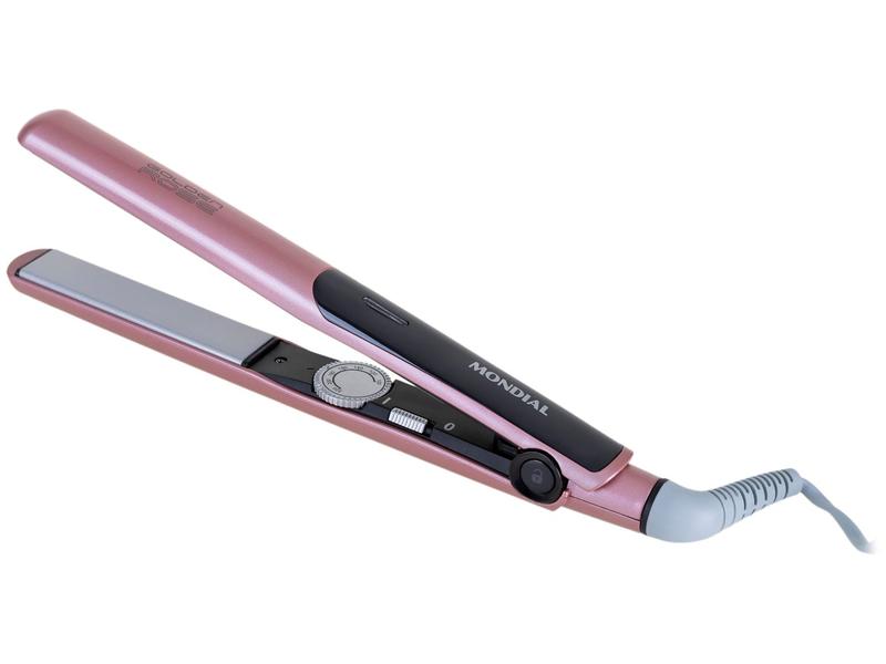 Prancha Alisadora Mondial Golden Rose Bivolt Tourmaline Íon Controle 220°C Antifrizz