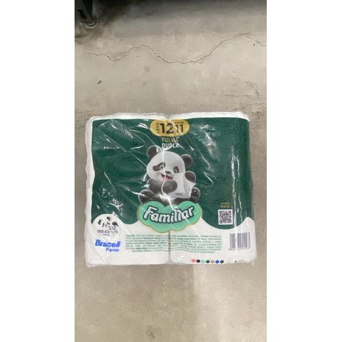 Papel Higiênico Folha Dupla 30m 12 Rolos Familiar Macio e Resistente