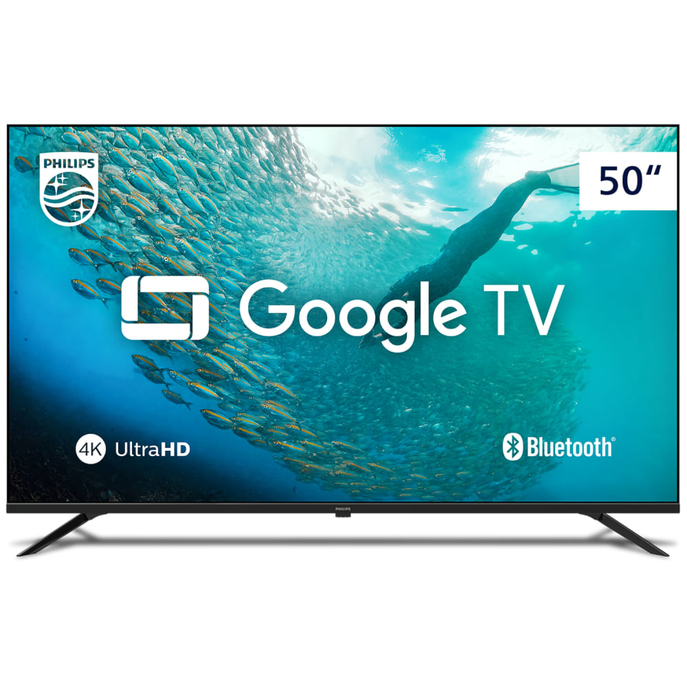 Smart TV 4K Philips 50" 50PUG7625 Wi-Fi HDR10+ Dolby Vision LED Preto