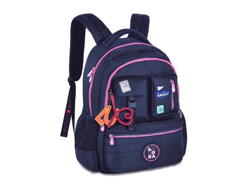 Mochila de Costas Luluca 17,5" Clio Nylon Matelassê