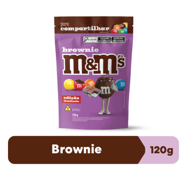 Confeito Brownie M&M's 120g Edição Limitada