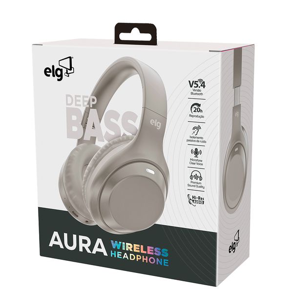 HEADPHONE BLUETOOTH COM MICROFONE EPB-AURABG ELG